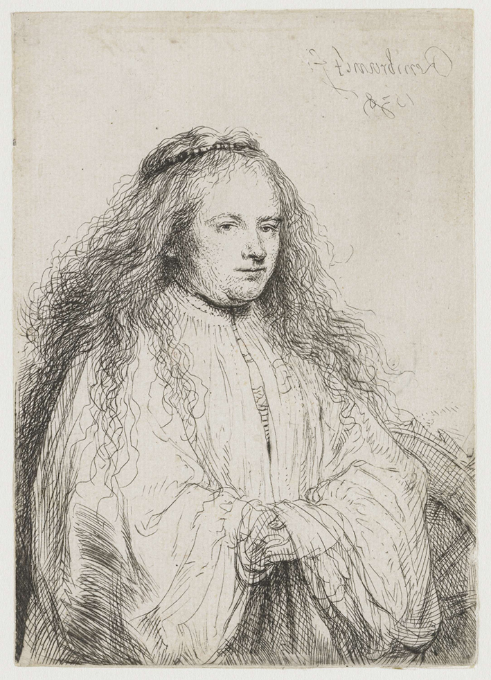  伦勃朗·梵·莱茵 Rembrandt van Rijn——小犹太新娘（萨斯圣凯瑟琳）